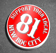 RED SUPPORT YOUR LOCAL 81 STICKER